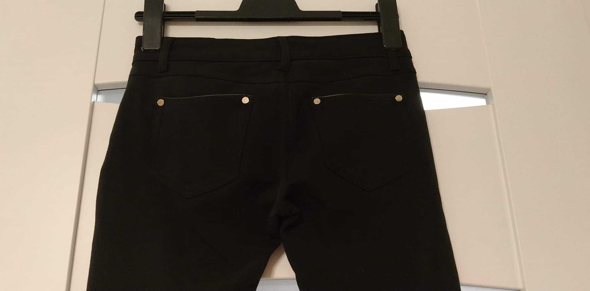Nowe, czarne spodnie damskie XS