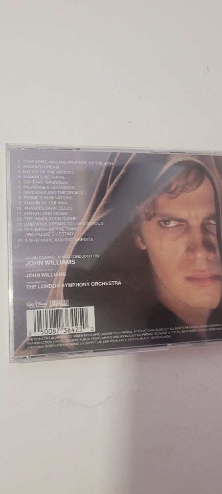 Star Wars Zemsta Sithów soundtrack OST cd dvd