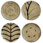 Arthur Krupp Kolekcja Tribal Mood Zestaw Talerzy Deserowych 20cm 4 szt