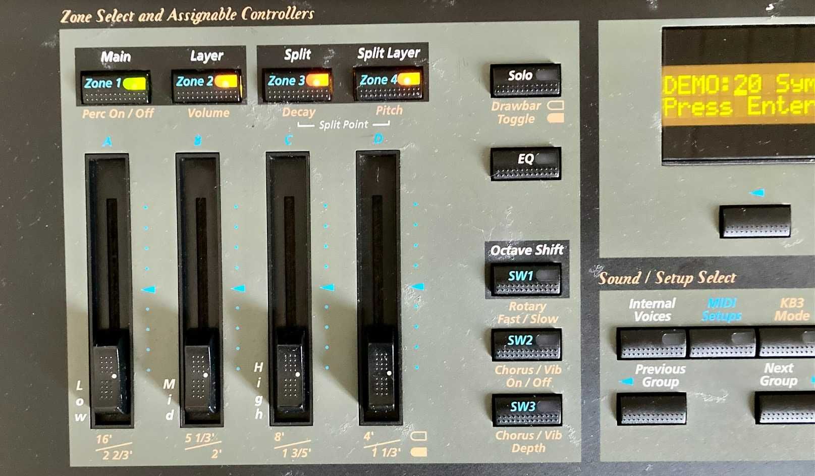 Piano Kurzweil PC2X com Orchestral Rom