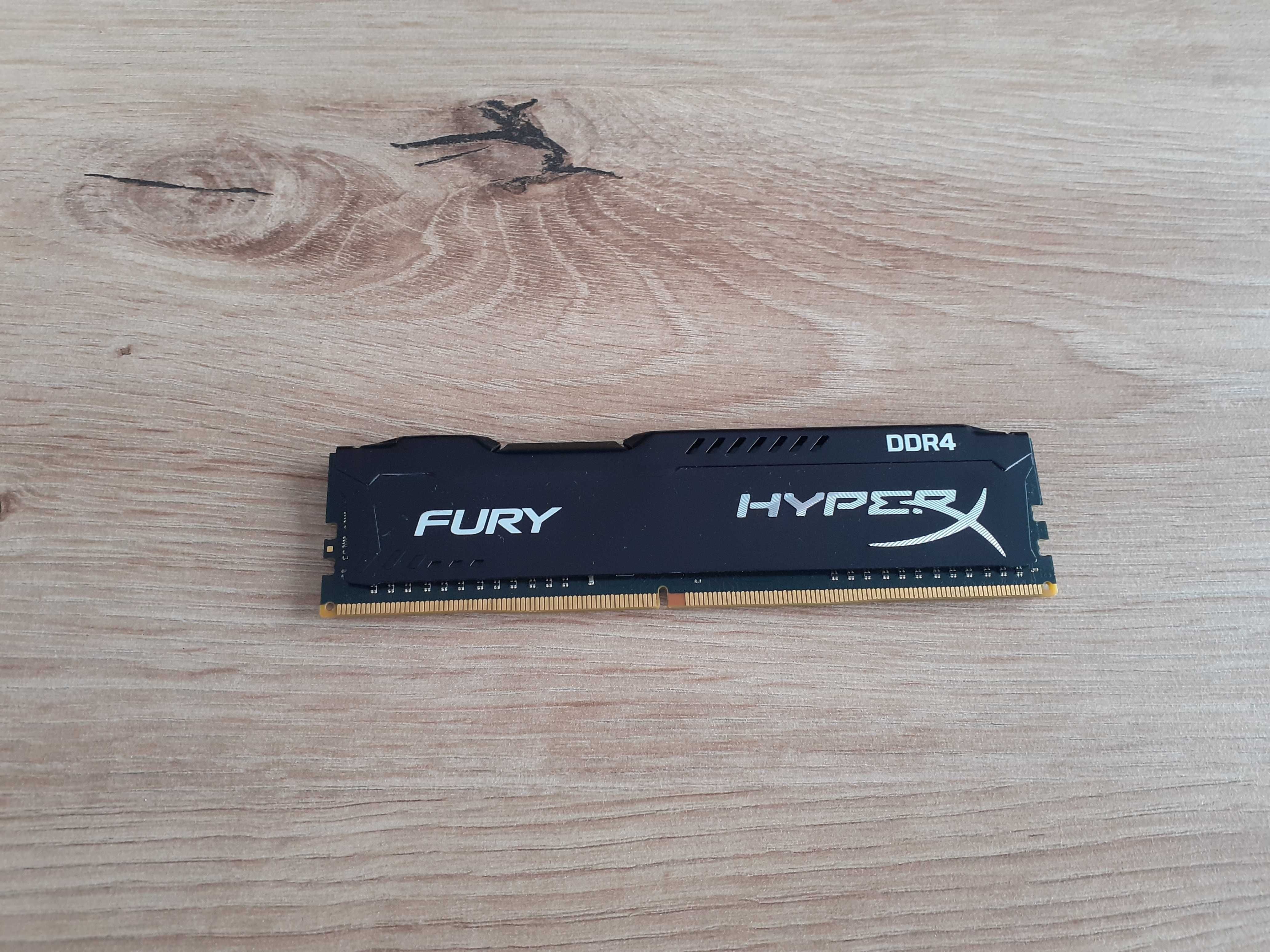 Pamięć HyperX Fury, DDR4, 16 GB, 2666MHz, CL15 (HX426C15FBK2/8)