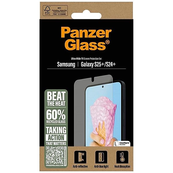 Szkło hartowane PanzerGlass All-in-One Ultra-Wide Fit do Samsung Galax