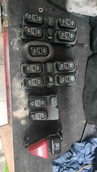 Mercedes w168 Botões de vidros elétricos de 4 de 2 vidros eléctricos