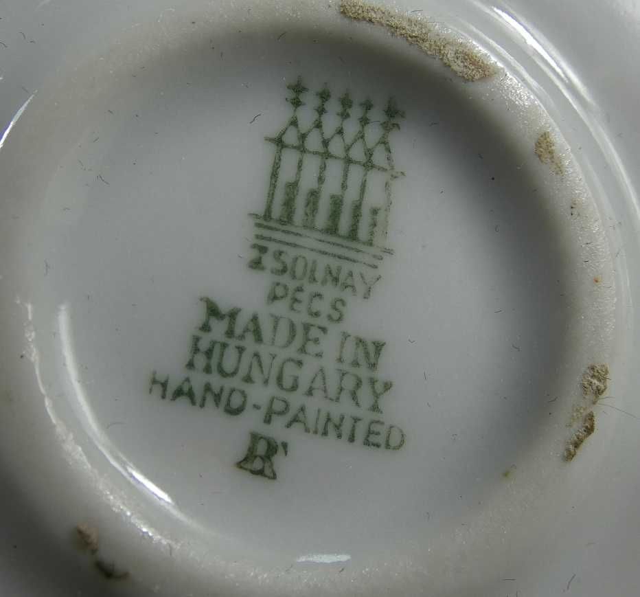 Figura porcelana para kaczek ZSOLNAY Węgry KACZKA