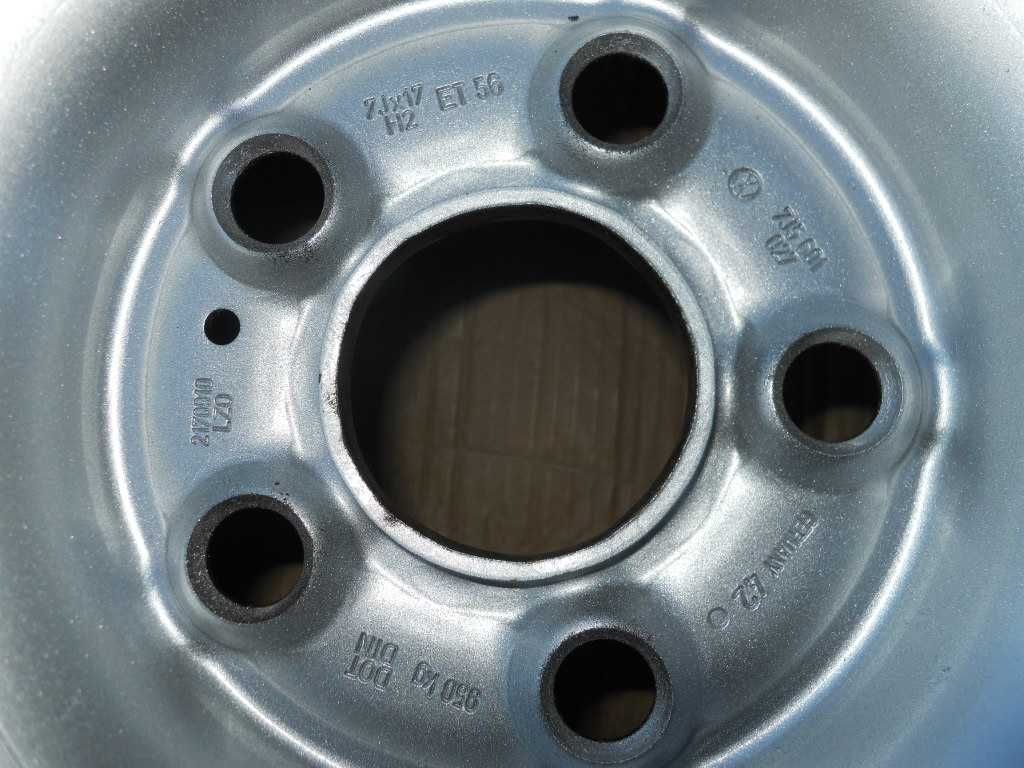 Oryginalne felgi stalowe 17 ", VW T5, T6 MULTIVAN , 5x120, ET56