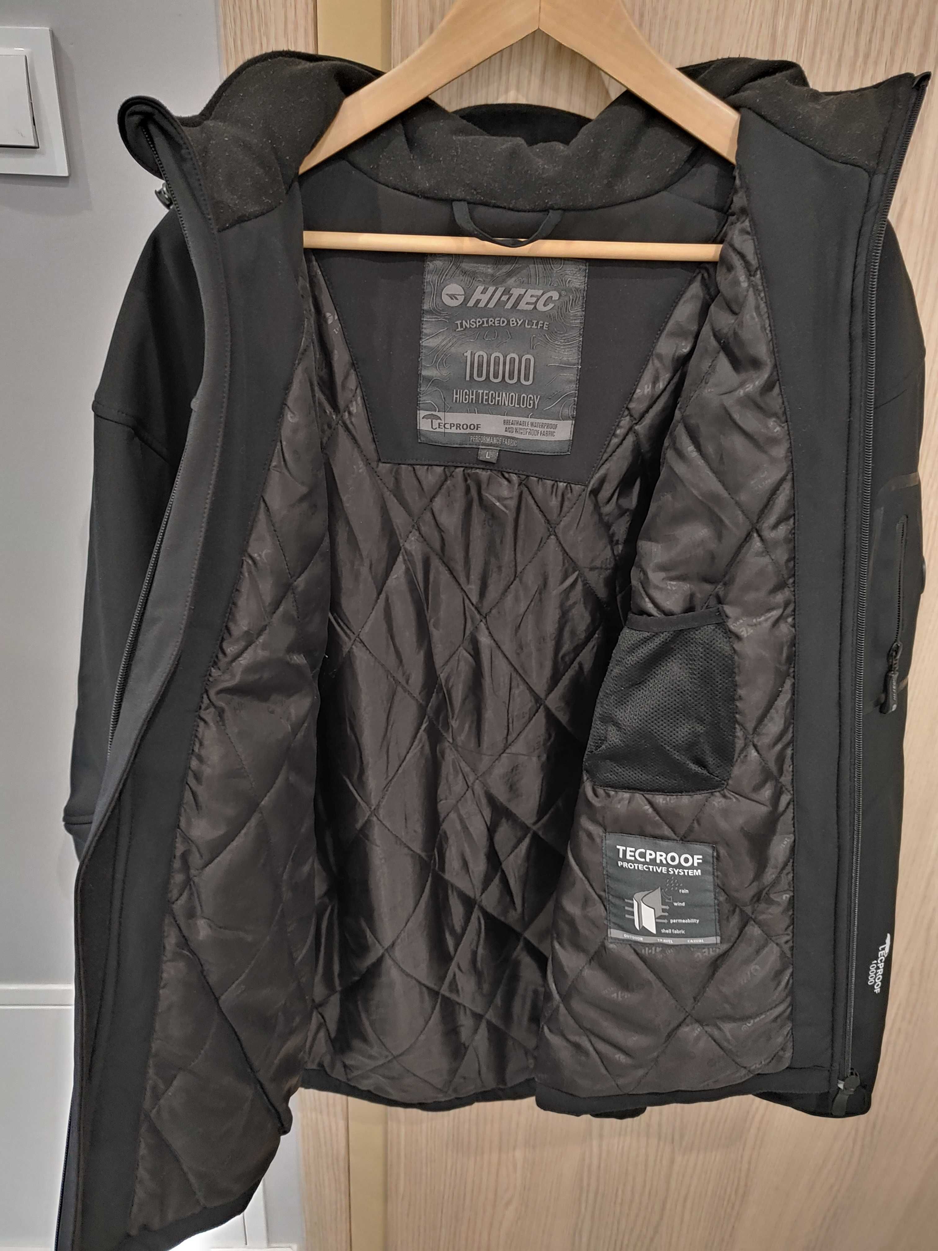 Męski softshell kurtka Hi-Tec, rozmiar L, jak nowa.
