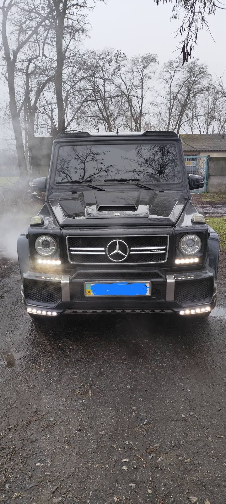 Спойлер, арки, накладки на крышу Mercedes-Bens G - class W 463