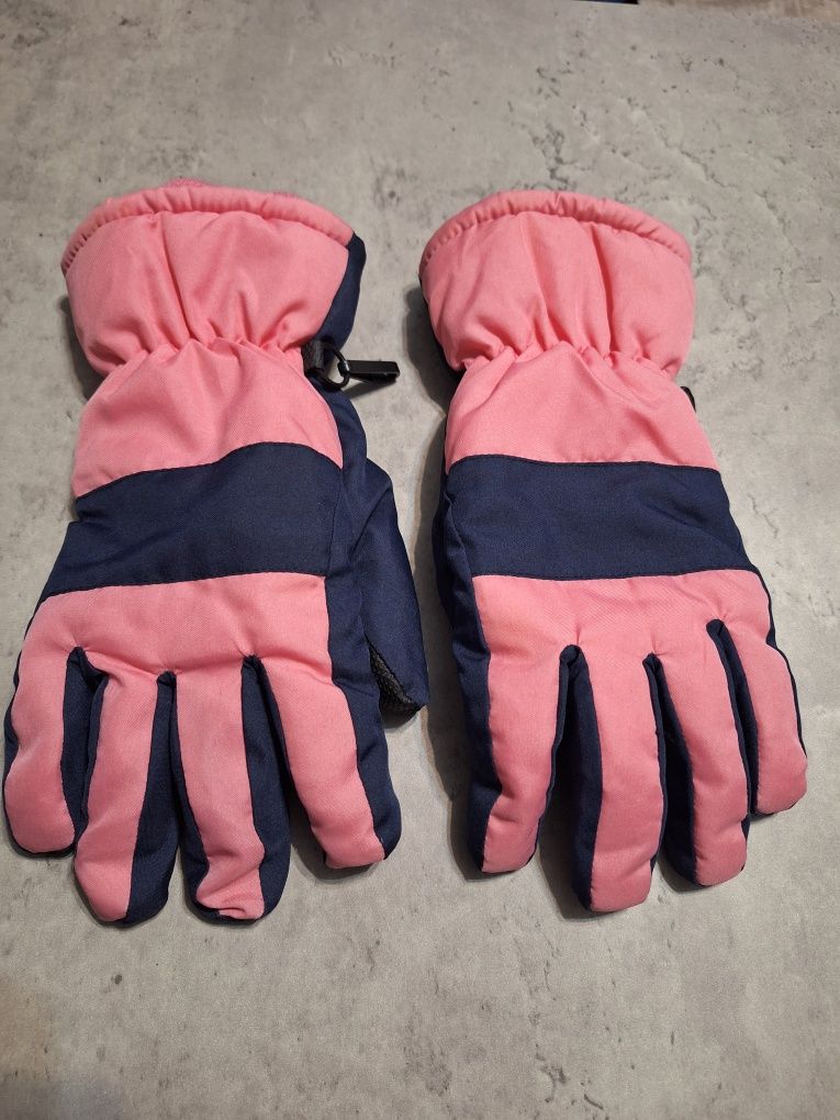 Rękawiczki dziewczęce idealne na sanki narty crivit