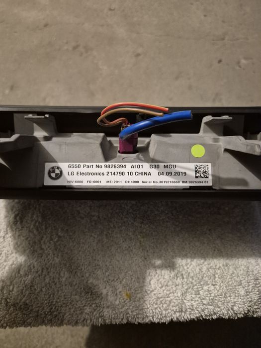 Radio, ekran, wyświetlacz do BMW 5 G30