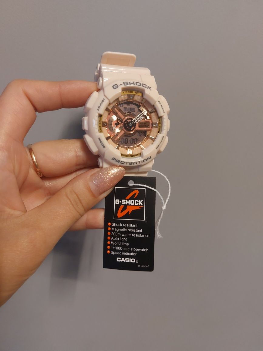 Zegarek Casio pudrowy róż