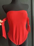 Asos czerwony strój kąpielowy r 40/42 L/ XL