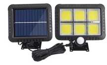 LAMPA SOLARNA HALOGEN z czujnikiem ruchu i zmierzchu 120 LED
