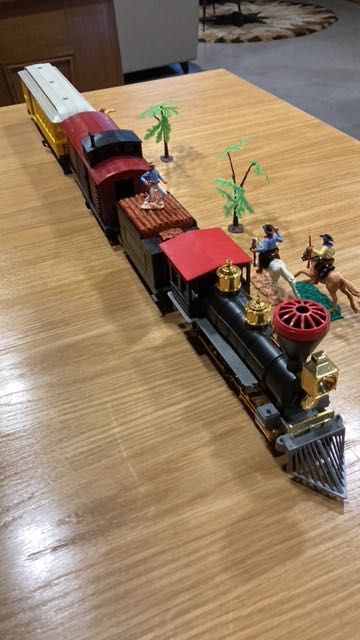 Comboio "Prairie Rocket Train" da Timpo Toys (England)