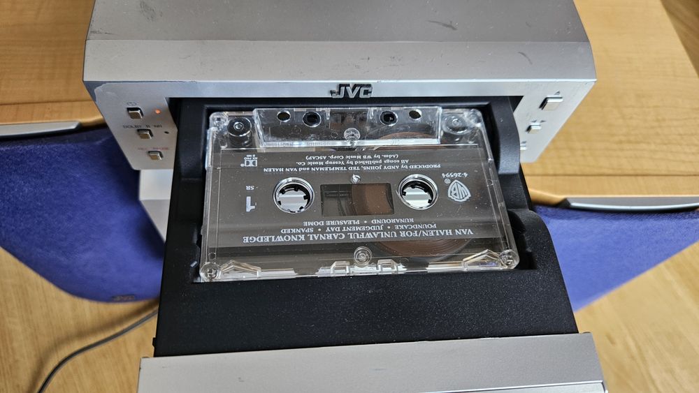 Aparelhagem JVC módulos cassete minidisc