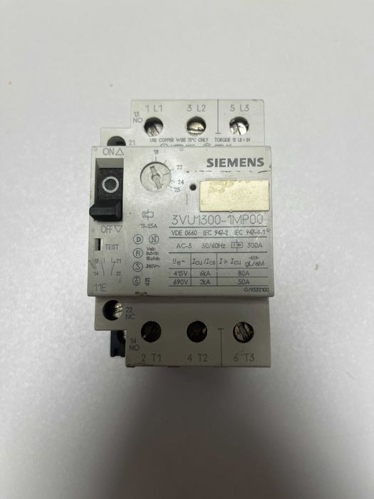 Wyłącznik silnikowy Siemens 3VU1300-1MP00