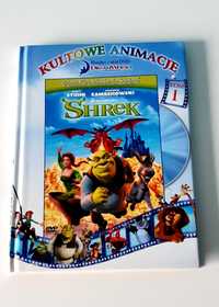 Shrek tom.1 Na prezent, książka i film DVD + CD