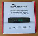 Dekoder Skymaster do naziemnej telewizji cyfrowej DVB-T2/HEVC/H.265