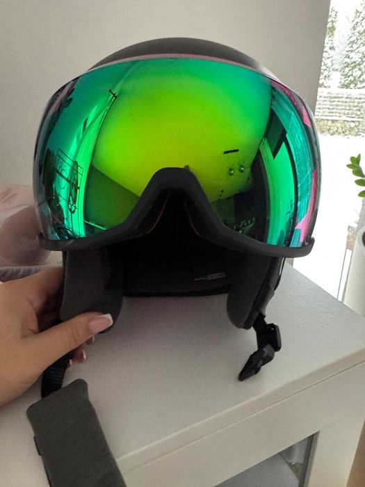 Kask narciarski Atomic Savor Visor Photo black/red photo używany