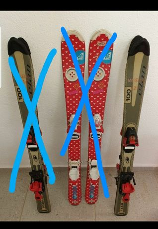 Desporto Ski esqui de criança neve Salomon