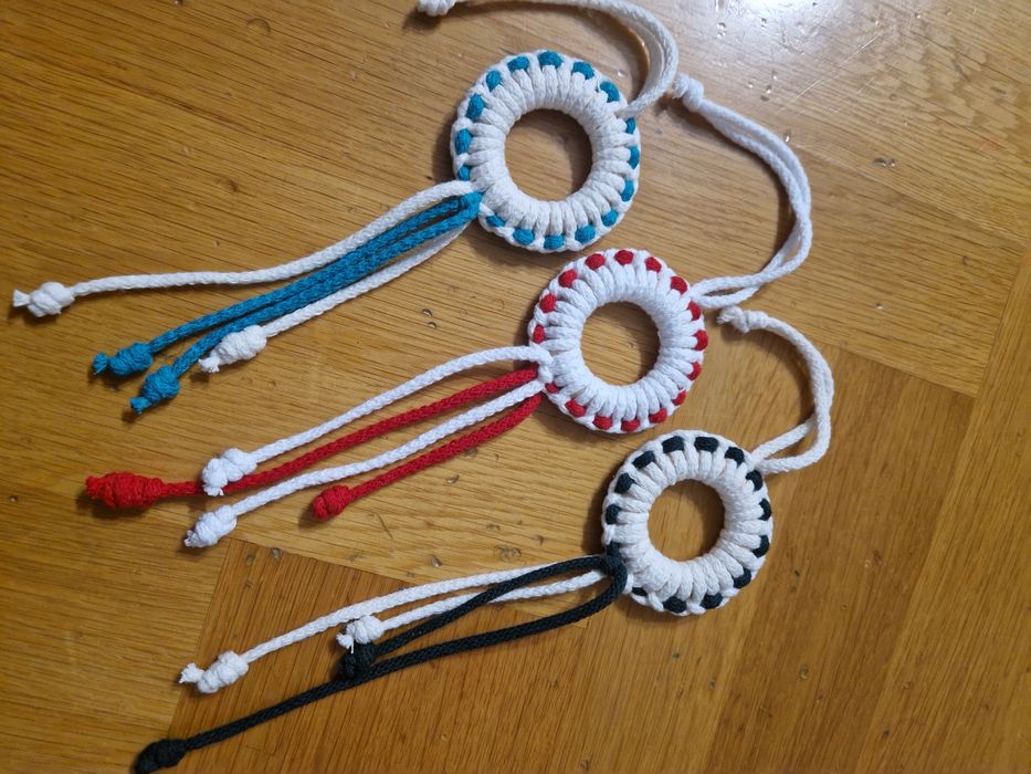 Ozdoby świąteczne makrama