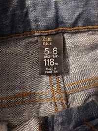 Jeansy, spodnie Zara rozmiar 118