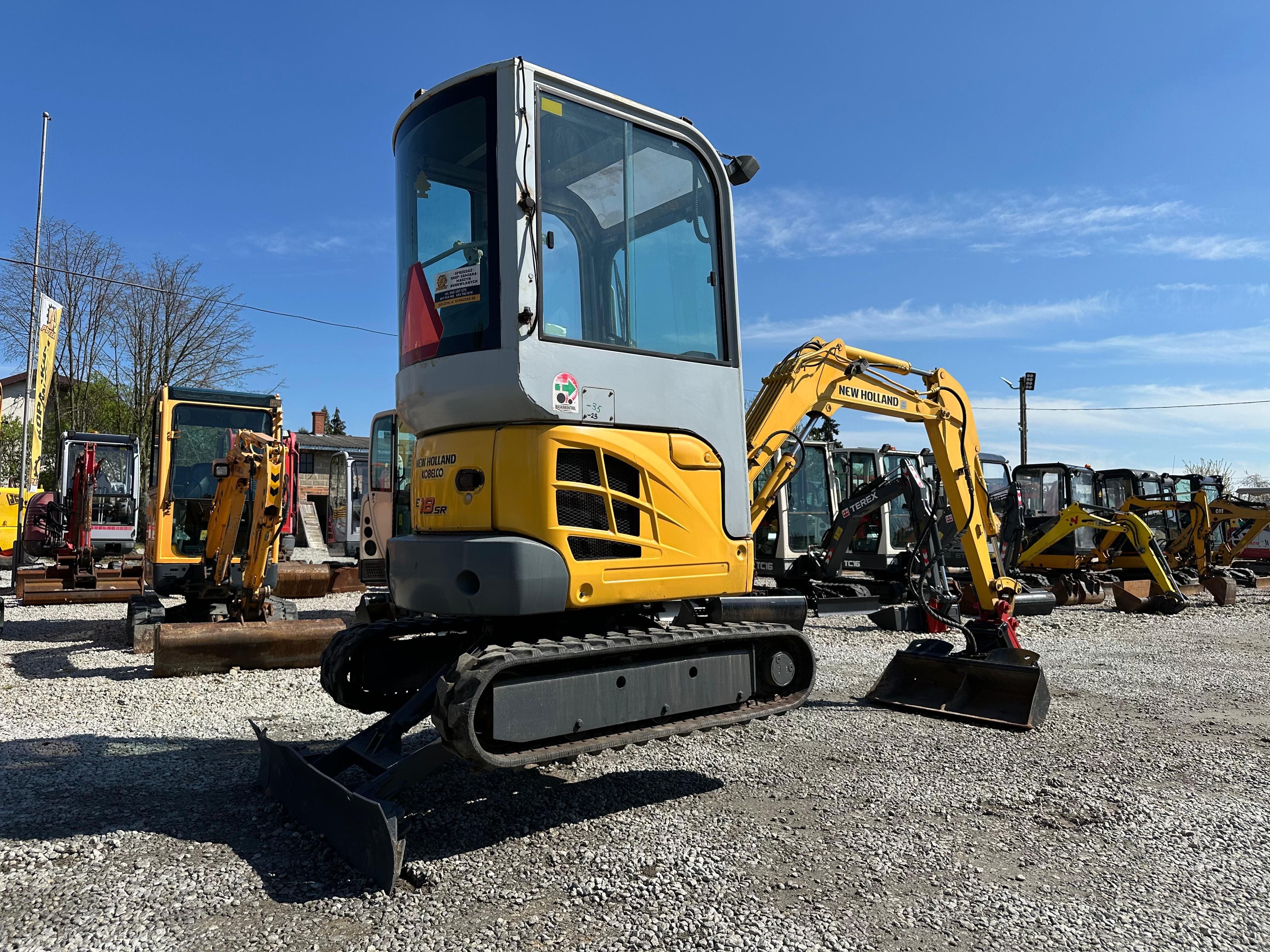 Mini koparka New Holland E18SR  z 2008r.  jak VIO 1,8t     sprowadzona