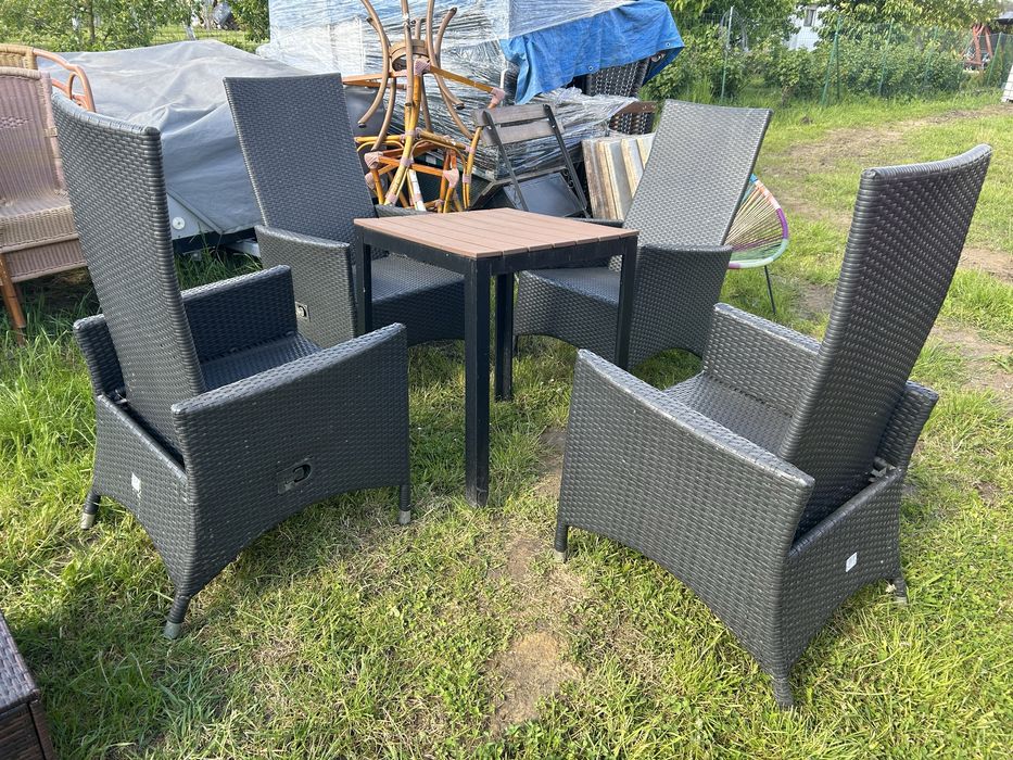 meble fotele ogrodowe rattanowe