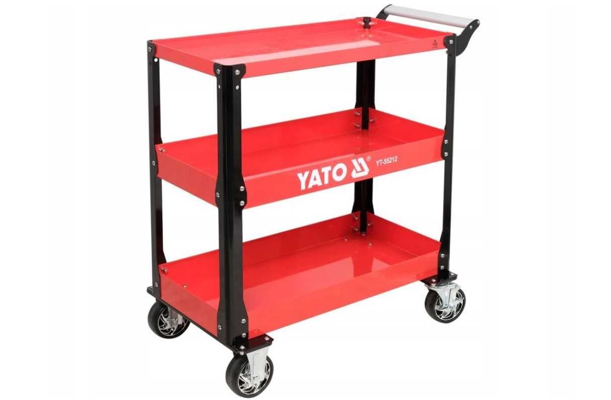 SOLIDNY Wózek Warsztatowy YATO Narzędziowy Do Garażu Serwisu 150 kg