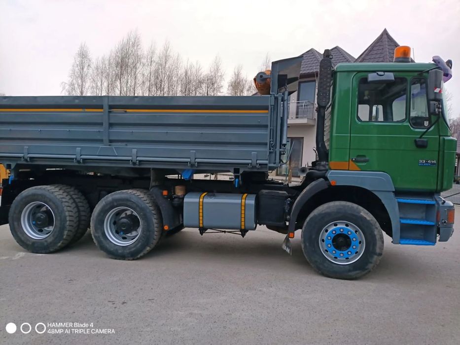 MAN 33.414  MAN 6x4 F2000 wywrotka burtmatic 33.414 UNIKAT