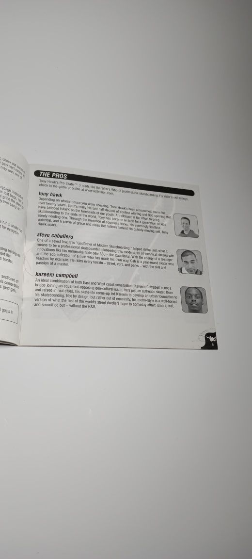 Tony Hawk's Pro Skater 3 książeczka manual instrukcja Ps1 Psx PsOne
