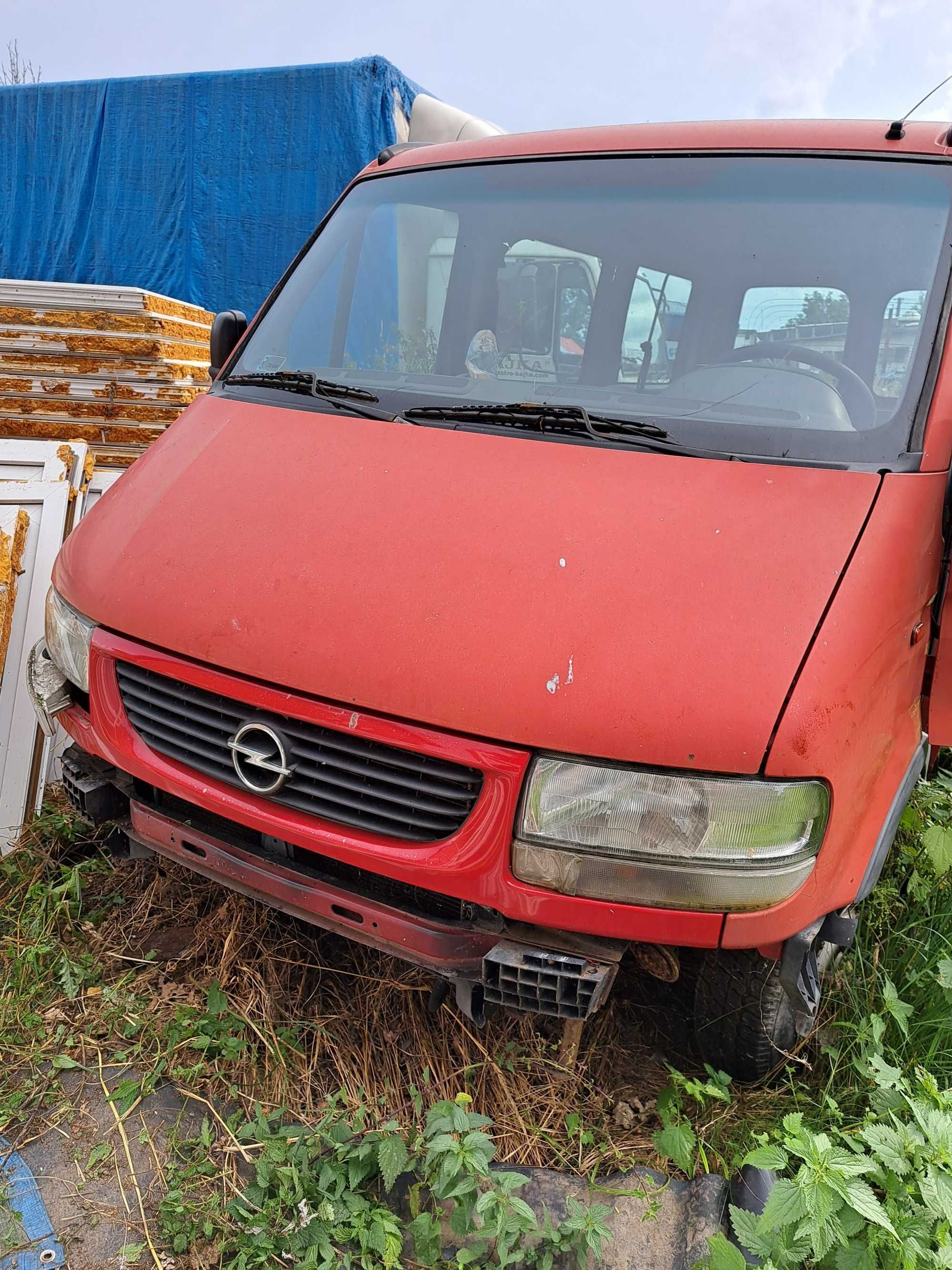 Opel movano 2.5d fotele silnik deska drzwi części koła