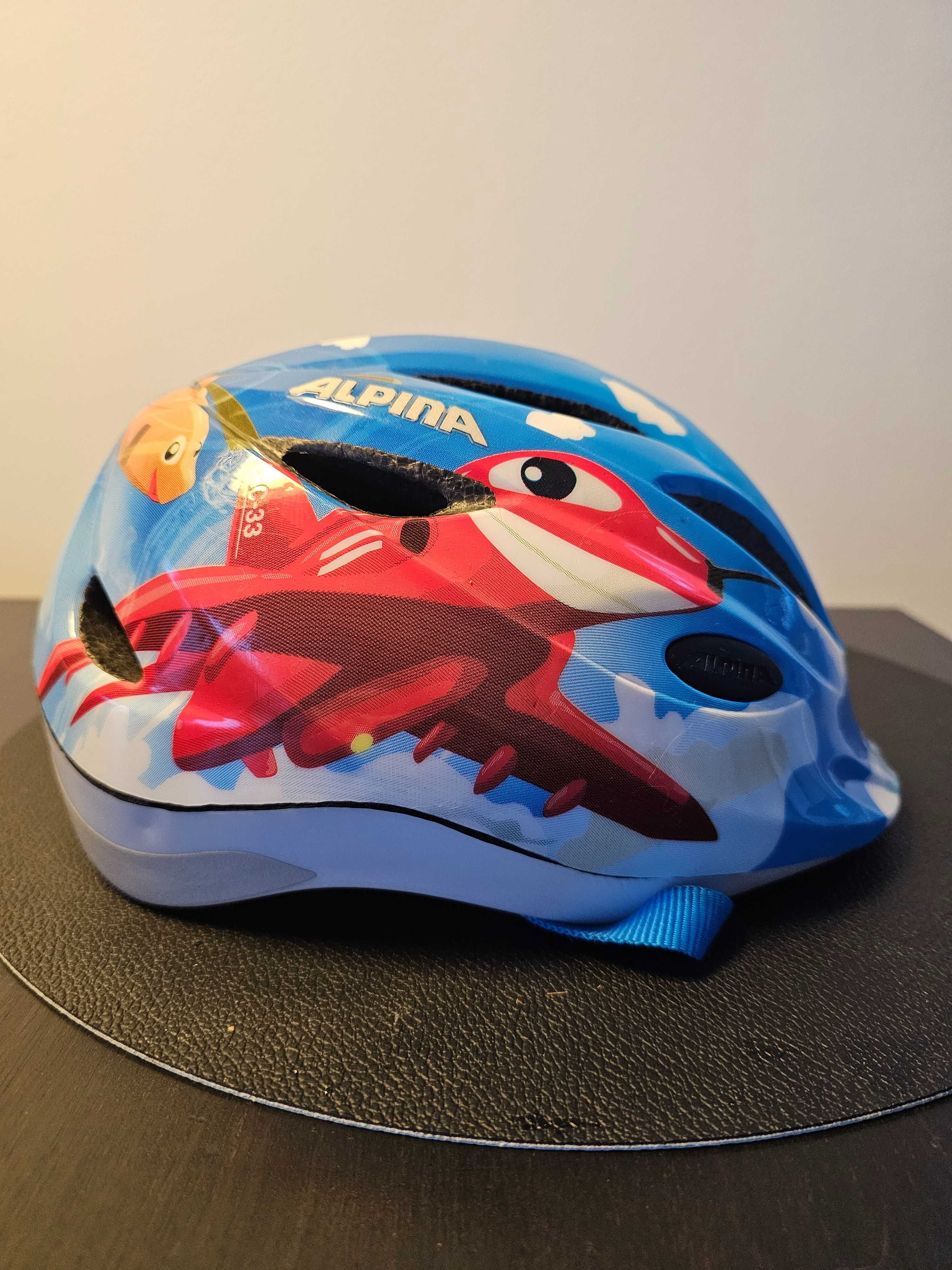 Kask rowerowy Alpina dziecięcy.