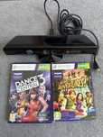 Kinect XBOX 360 + Adventures + Dance Central 3