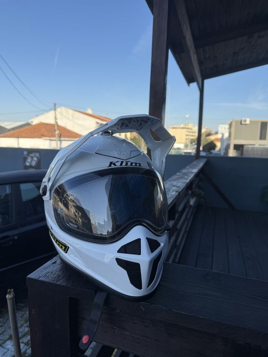 Capacete Klim Krios tamanho M  excelente estado capacete aventura