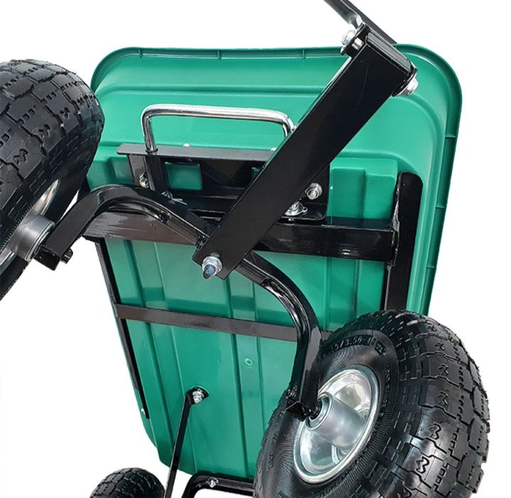 Wózek taczki solidny pchacz z dyszlem