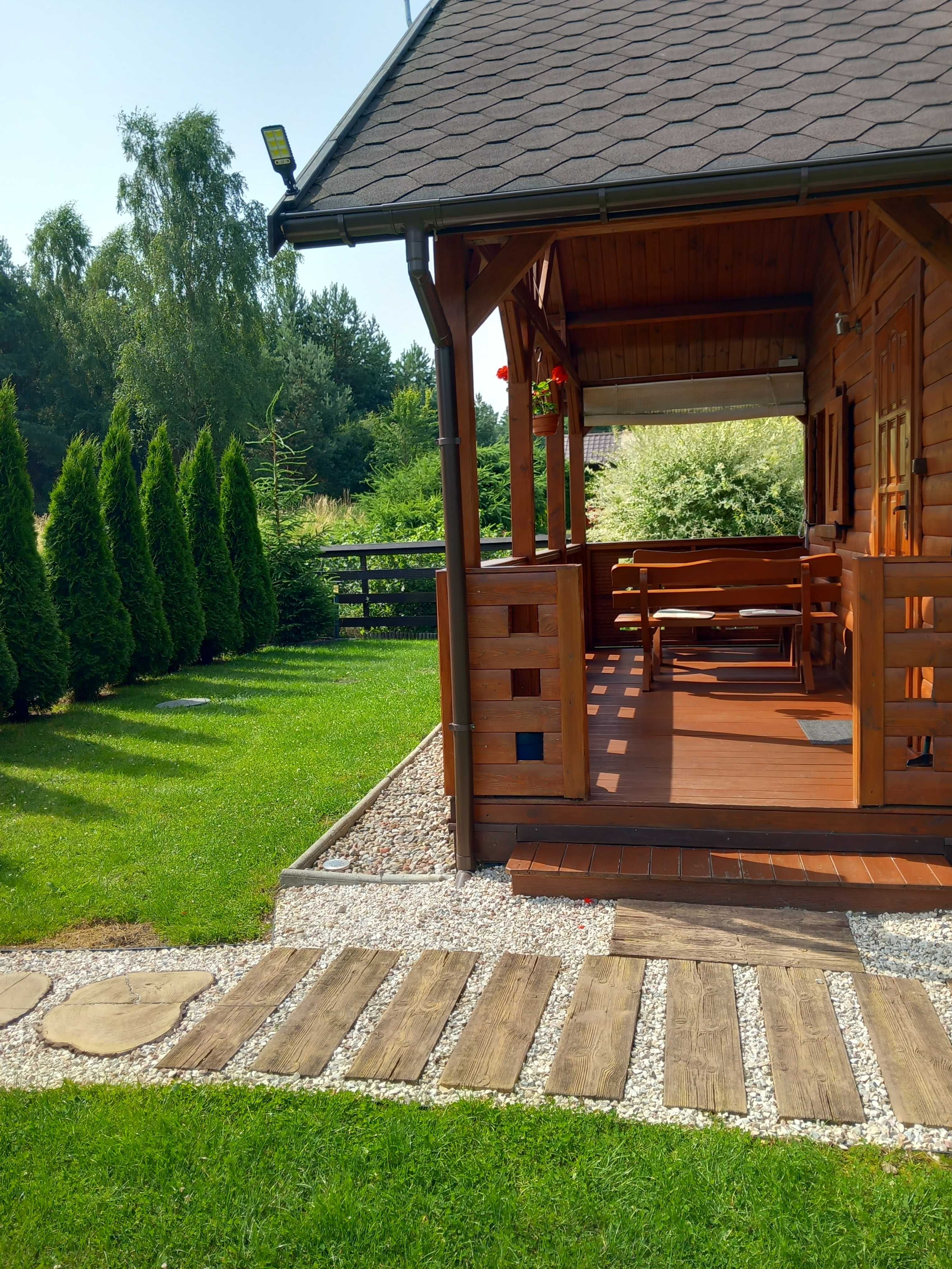 Domki  letniskowe ( dwa ) do wynajęcia  Mazury, Siemiany, j. Jeziorak