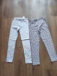 Legginsy dziewczęce, rozmiar 128