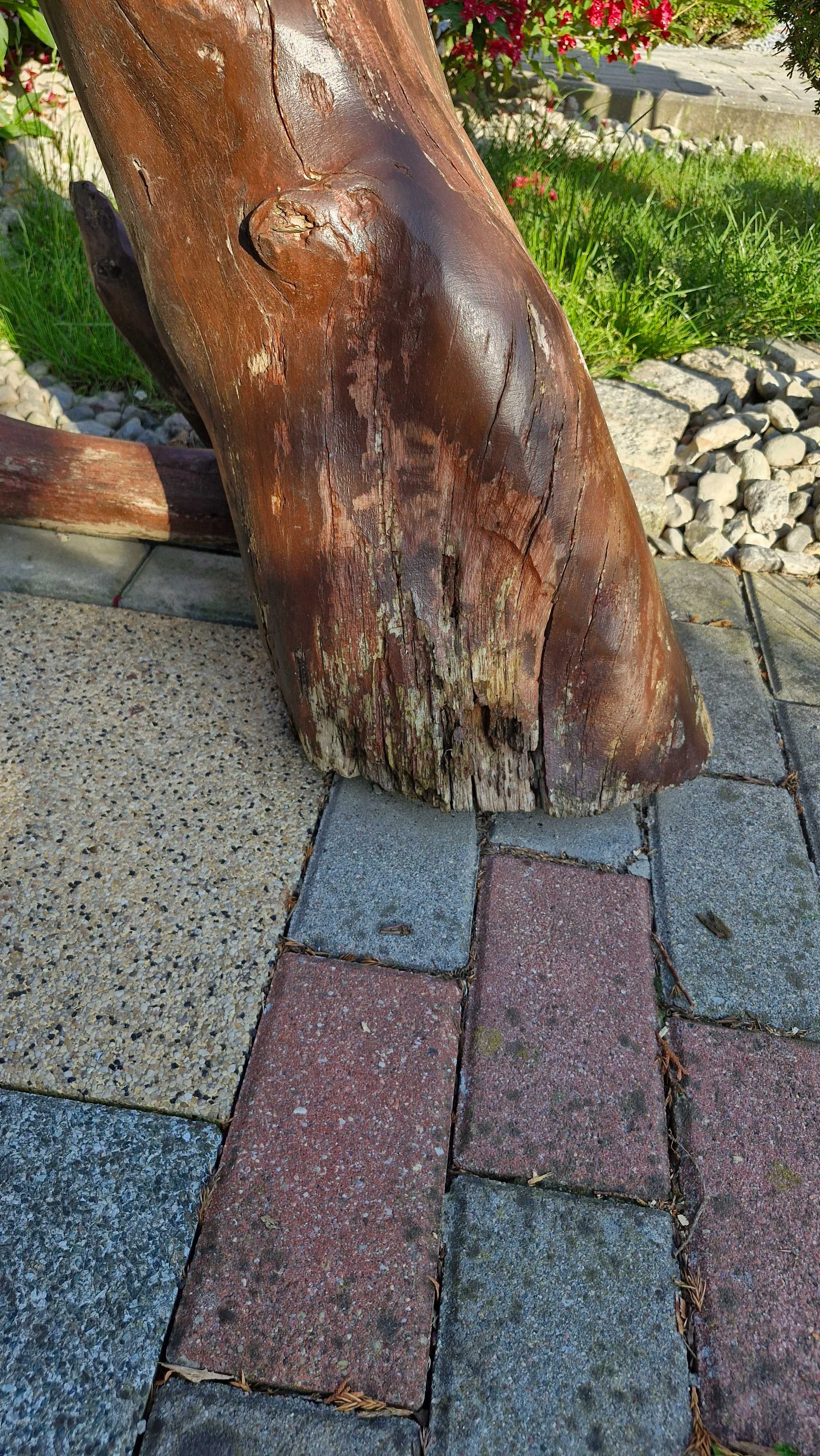Huśtawka drewniana dębowa