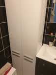 Szafka regał słupek łazienkowy NEL DD 1K 60cm x 30 cm biały mat