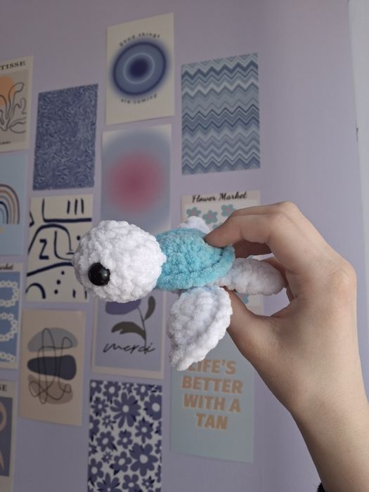 Żółwik na szydełku handmade