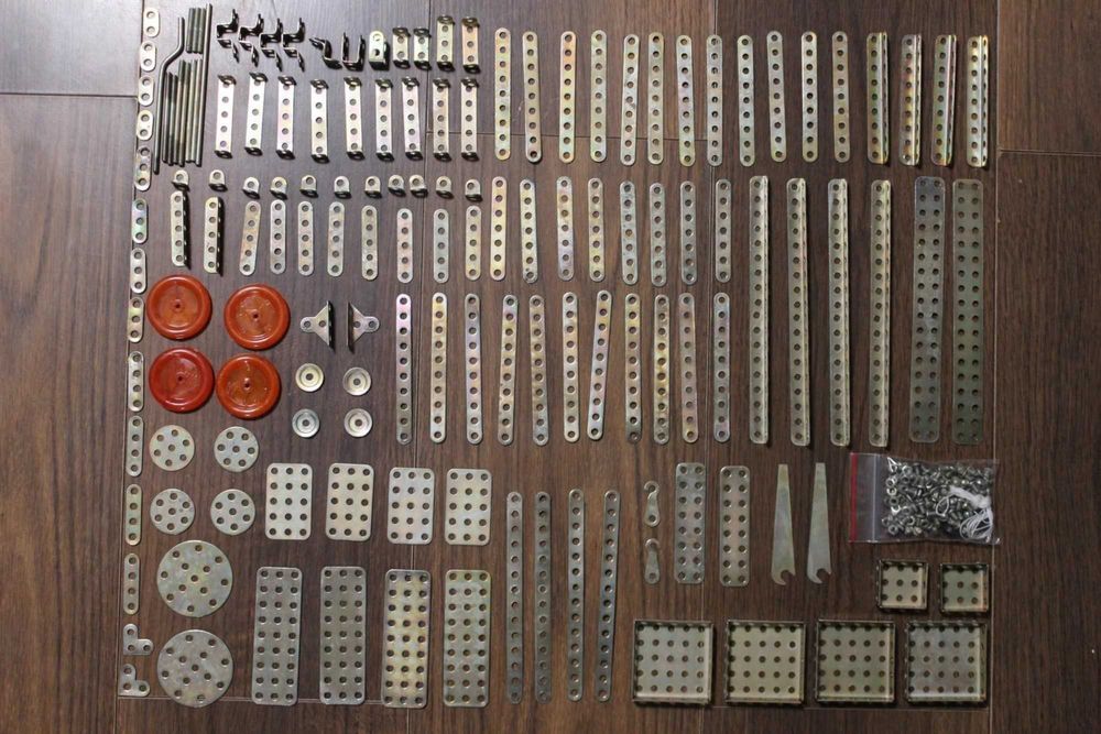 4 коpобки! Залізний КОНСТРУКТОР, металевий, розвиваючі іграшки