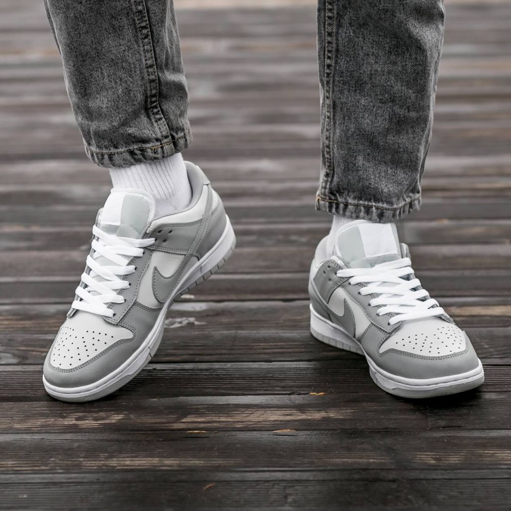 Кроссовки Nike SB Dunk White\Grey