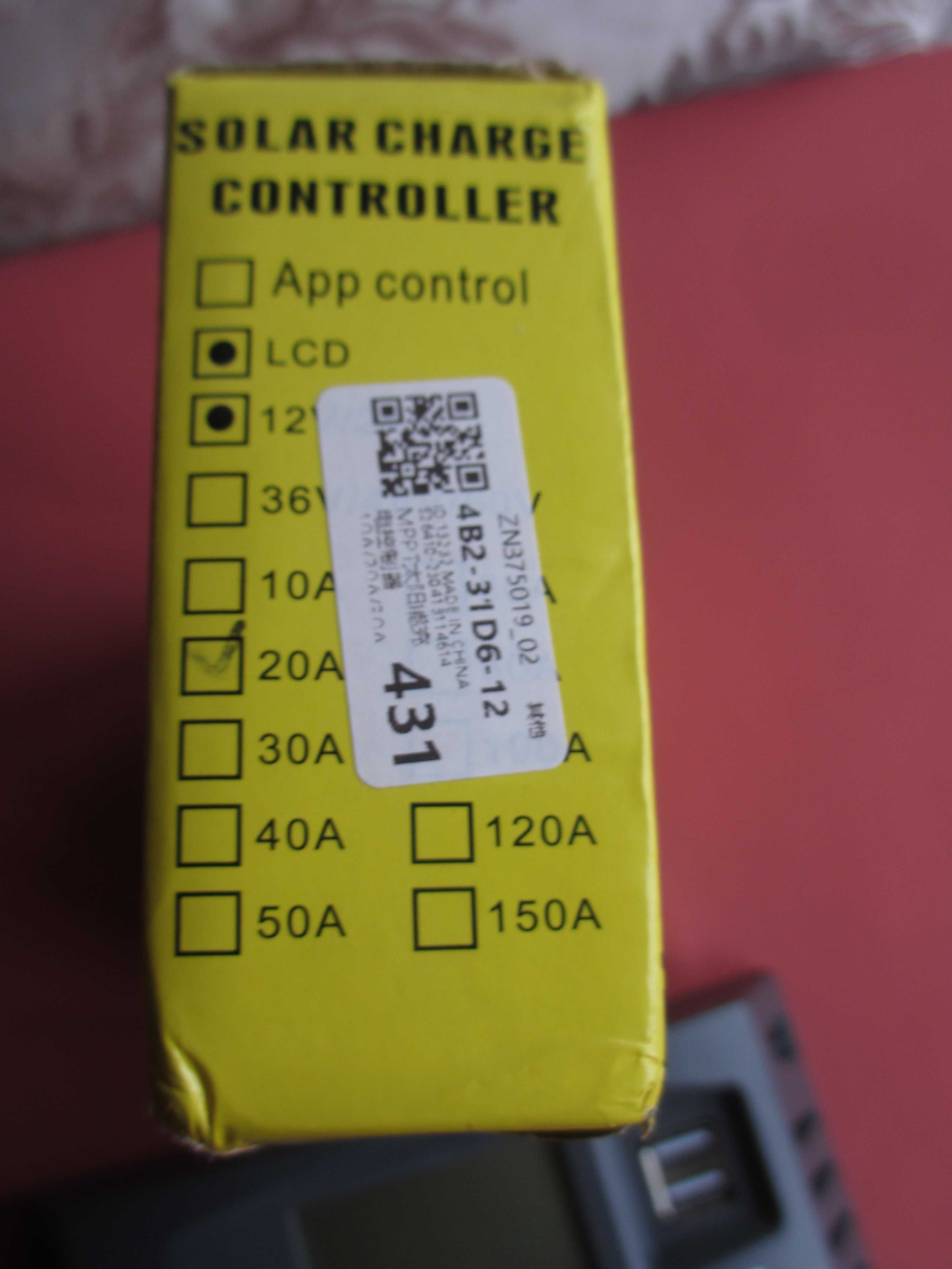 SOLAR  CHARGE CONTROLLER контроллер заряда солнечных батарей