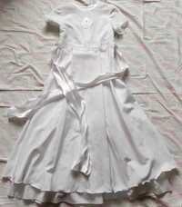 Sukienka komunijna, rozmiar 140 cm.