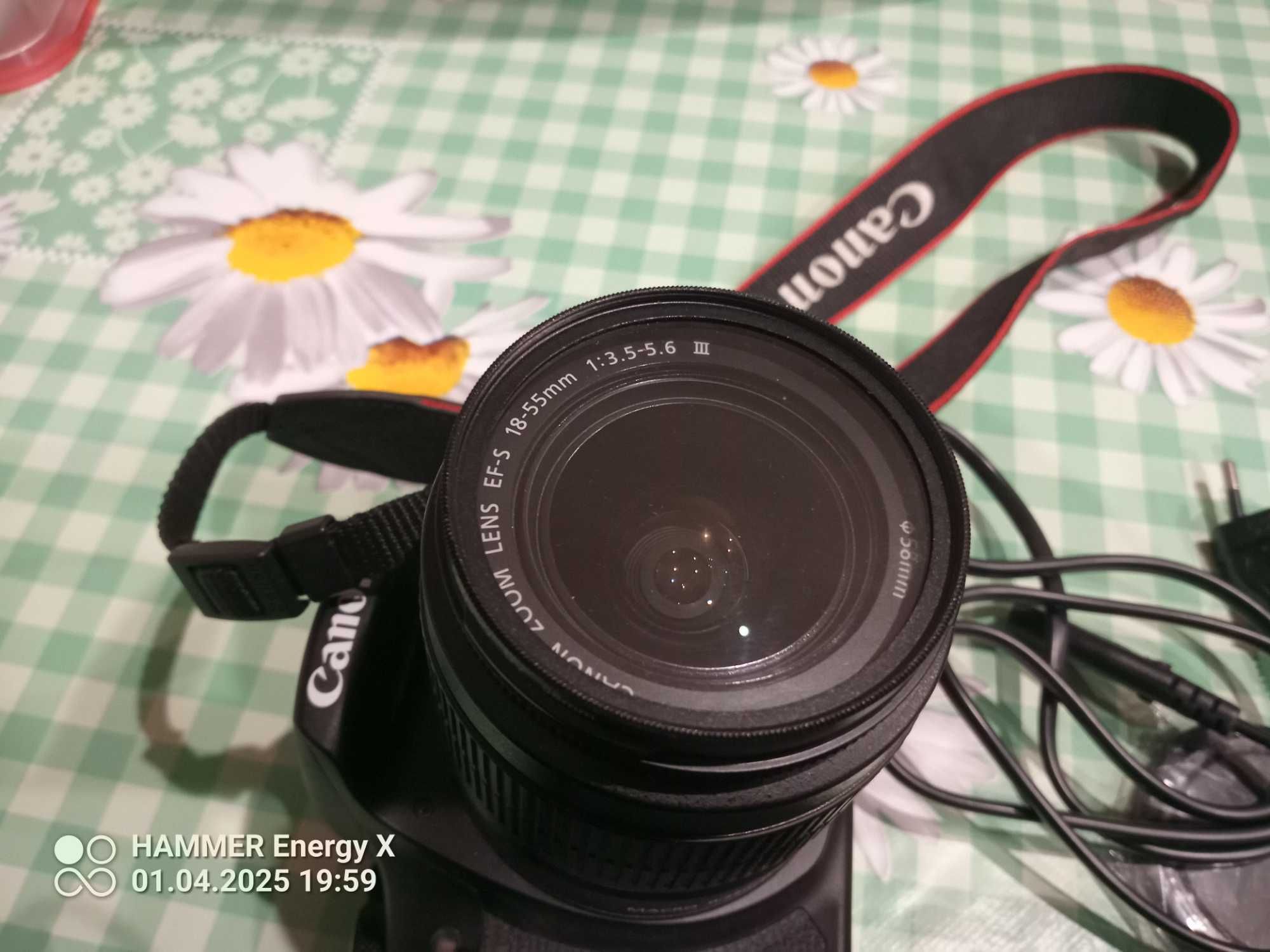 Aparat Lustrzanka Cyfrowa Canon EOS1300D plus obiektyw plus toarba