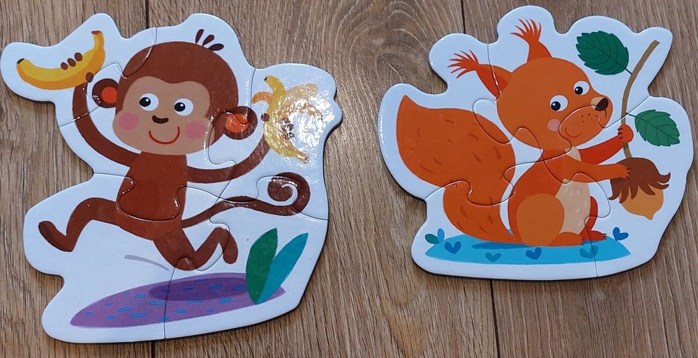 Czuczu gra dla dzieci "Zwierzątka na wsi", Trefl "Moje pierwsze puzzle