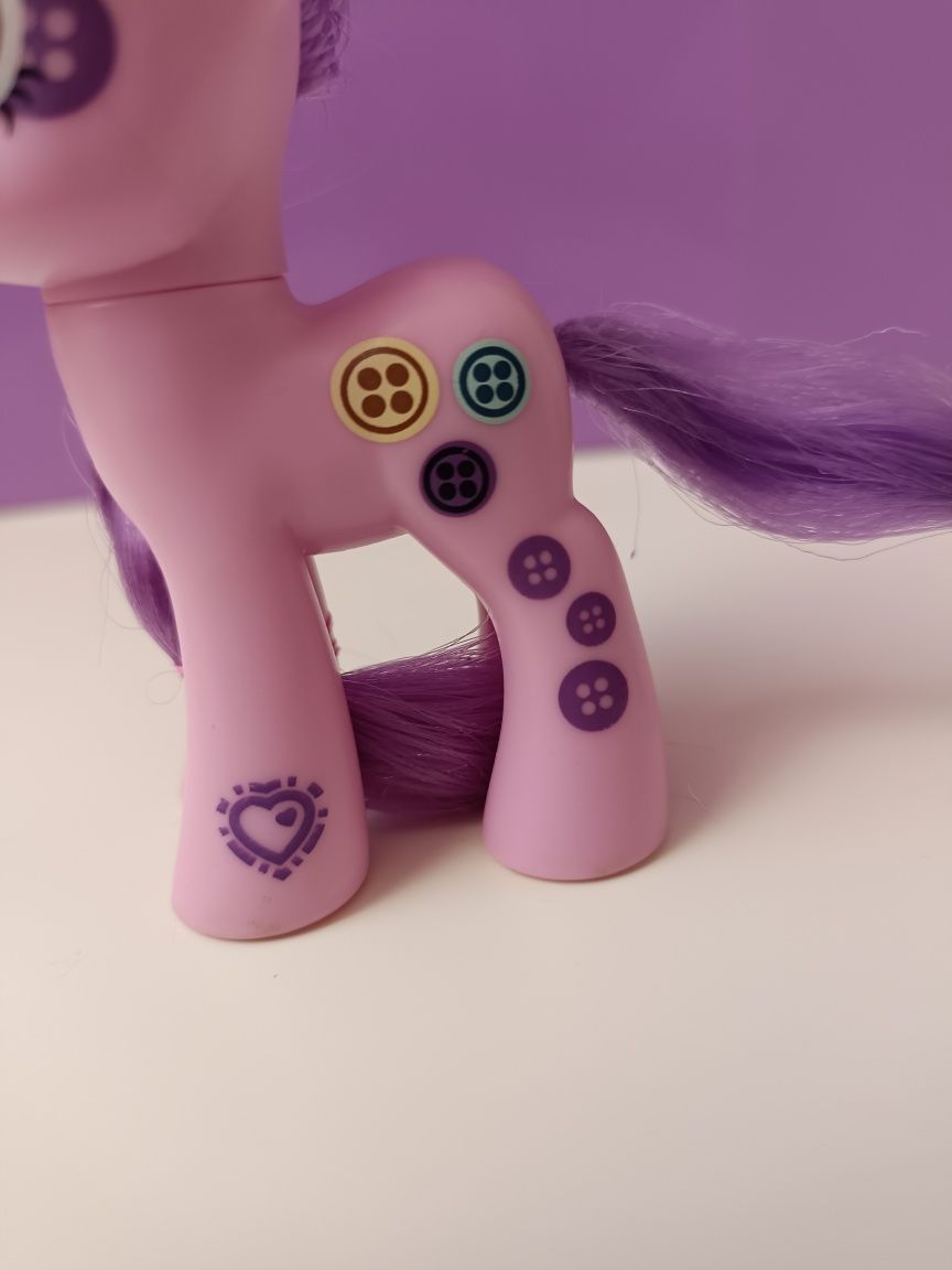 Unikat Buttonbelle Suri Polomare MLP kucyk Pony G4 figurka brushables