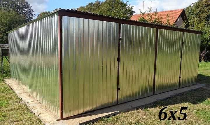 Garaż blaszany Garaże blaszane MOCNE blaszak CAŁA POLSKA montaż gratis