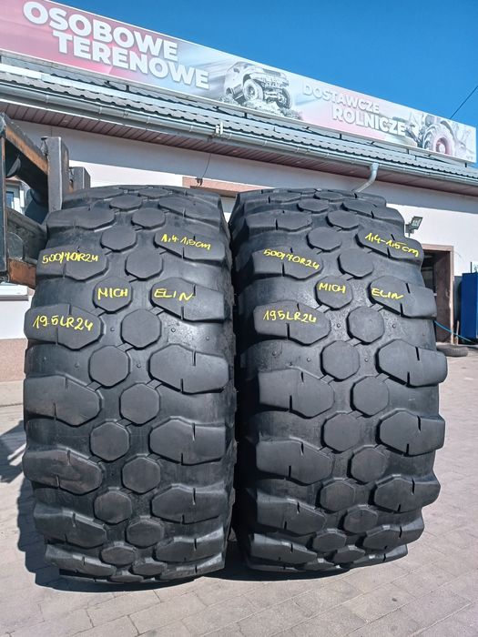 500/70R24 Michelin Bibload Hard Surface  19.5LR24