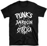 czarna koszulka punk's stolica Jarocin, koszulka Jarocin punk rock
